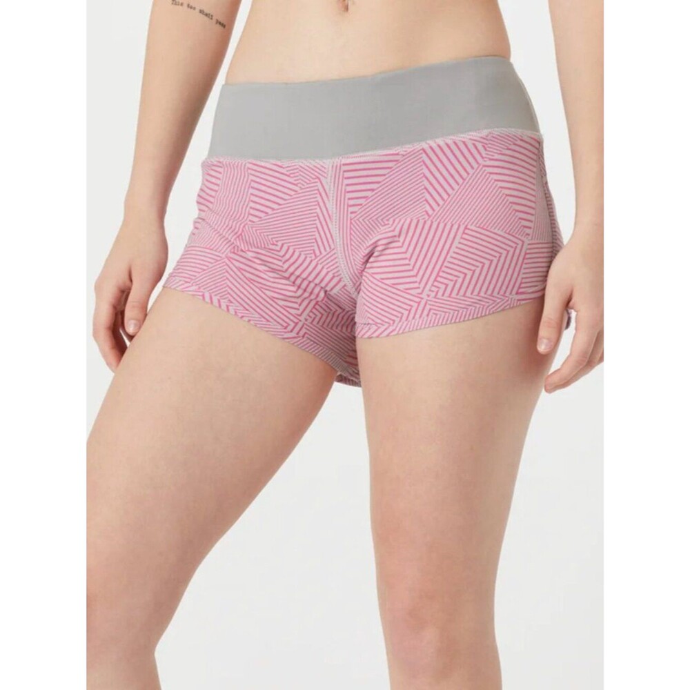 NWT RABBIT Women's Catch Me If You Can 2.5" Low Rise Tailored Pink Stripe Geo XL